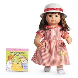  American Girl Bitty Baby Twins Birthday Party Dress Outfit for Dolls 