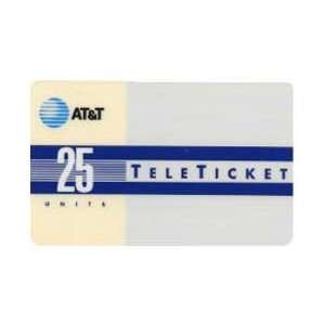 Collectible Phone Card: 25u TeleTicket Line Design (Group 3) Spanish