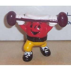   Kraft Kool Aid PVC Figure weightlifting Vintage 