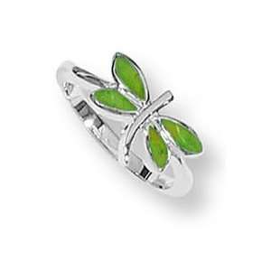  Green Turquoise Dragonfly Ring (size: 6): Boma Natural 