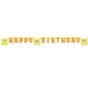   Squarepants Happy Birthday Illustrated Letter Banner Toys & Games