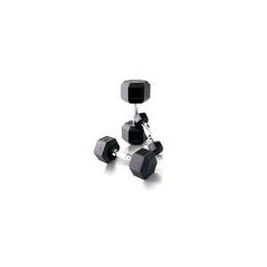   CAP Barbell 5 30 lb Rubber Coated Hex Dumbbell Set: Sports & Outdoors