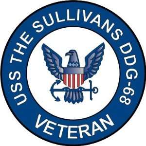  US Navy USS The Sullivans DDG 68 Ship Veteran Decal 