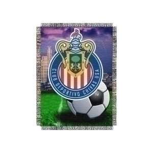  Club Deportivo Chivas USA MLS Tapestry Throw 48 x 60 