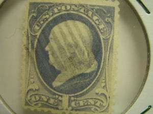 Scott #145 Benjamin Franklin US Stamp 1 C UVF S3 27  