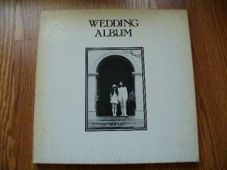 JOHN LENNON Wedding Album orig Box with inserts  