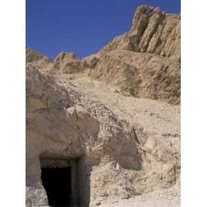  Landscape and Family Member Tomb Opening in Valley of the 