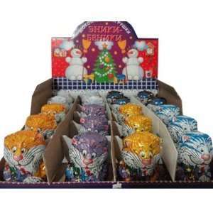 Chocolate Figures Funny Cats 20 Cats in Christmas Box:  
