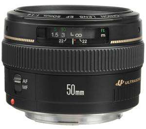 Canon EF 50mm f/1.4 F1.4 USM Lens for EOS 60D 5D 7D Rebel T3 T3i DSLR 
