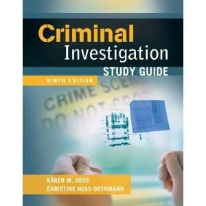   Guide for Criminal Investigation [Paperback] Karen M. Hess Books