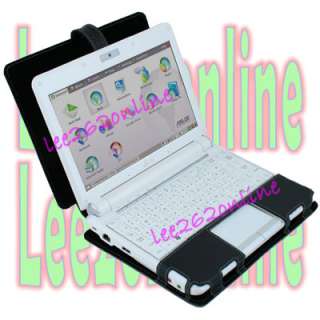 Black Croco Book Type Leather Case for Asus Eee PC 901  