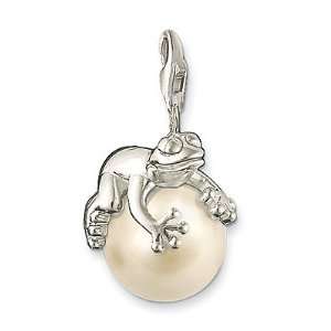   Thomas Sabo Frog on Pearl Charm, Sterling Silver Thomas Sabo Jewelry