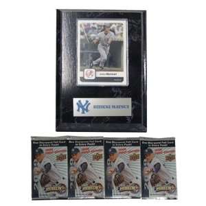  MLB Card Plaques   New York Yankees Hideki Matsui with 
