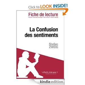La Confusion des sentiments de Stefan Zweig (Fiche de lecture) (French 