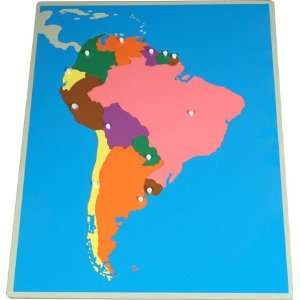   of South America with Labeled and Unlabeled Control Maps Toys & Games