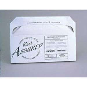  Assured Toilet Seat Cover, White, 5,000 Covers/Case zzCM 