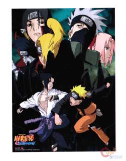 Naruto Shippuuden Group Wall Scroll Anime Poster 1