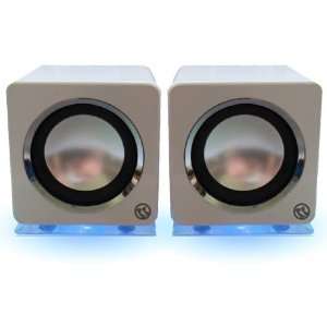  MINI Cube Speakers White Electronics
