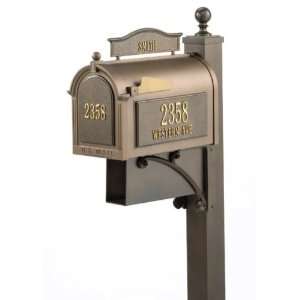  Ultimate French Bronze Streetside Mailbox Package 