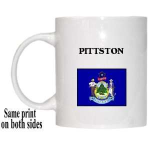  US State Flag   PITTSTON, Maine (ME) Mug 