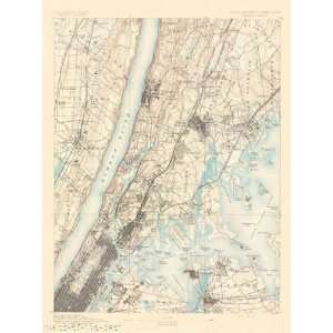  USGS TOPO MAP HARLEM SHEET NEW YORK (NY/NJ) 1891: Home 