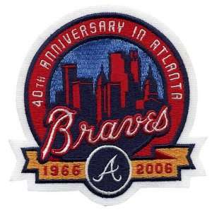 Atlanta Braves 40th Anniversary Official Patch