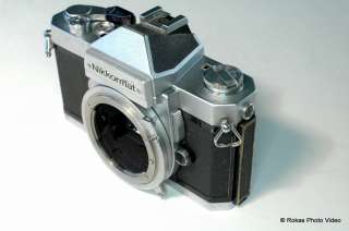 Nikon FT2 Nikkormat camera body only chrome FT 2  
