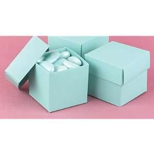   Turquoise 2x2x2 2 Piece Favor Boxes   pack of 25: Everything Else