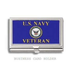  Navy Vet Veteran #2 Business Card Holder Case Everything 