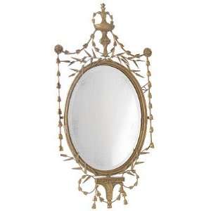  Grace Antiqued Gold Finish Mirror
