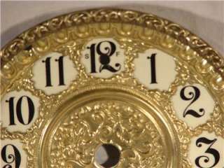 Antique Gilbert Clock Dial and Bezel Restored  