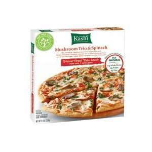 KASHI Mushroom Trio & Spinach Thin Crust Pizza, Size 11.9 Oz (pack of 