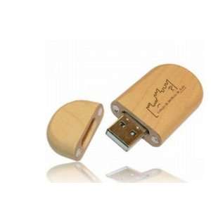 Wooden creative lovely 8G flash disk with high quality plug and play 