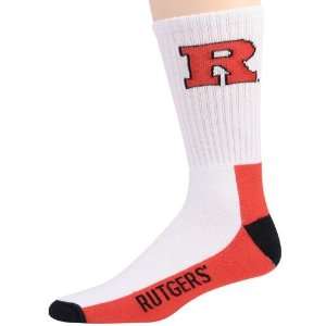 Rutgers Scarlet Knights Youth Tri Color Team Logo Tall Socks:  
