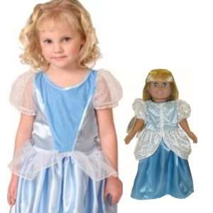  Twin Girl Doll Princess Costume Dress 18 American: Toys 