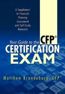   Certification Exam by Matthew Brandeburg Cfp, CreateSpace  Paperback