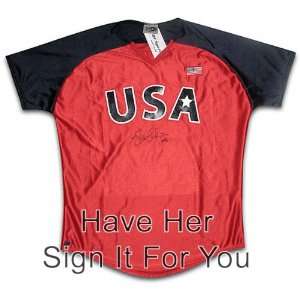 Jennie Finch Team USA Personalized Autographed Replica Jersey  