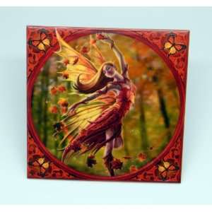  Anne Stokes Autumn Fairy Tile