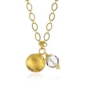  TZEN Wrapped In Gold Duo Gold Over Silver Necklace 