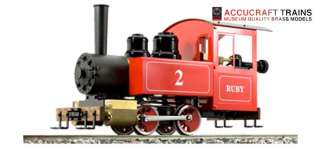 ACCUCRAFT 120.3 AC77 012 RUBY #2 RED WITH NEW CYLINDER LIVE STEAM 