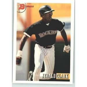  1993 Bowman #612 Jerald Clark   Colorado Rockies (Baseball 