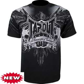 New Mens Tapout UFC MMA Disobedience cage fighter tee  
