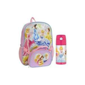  School Supplies Disney   Princess Backpack, Lunch Bag, and 