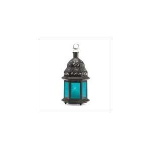  Blue Glass Moroccan Style Lantern (SET OF 25) Everything 