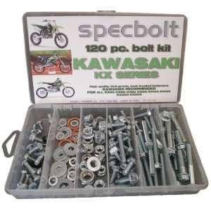 Specbolt Kawasaki KX two stroke Bolt Kit for Maintenance & Restoration 
