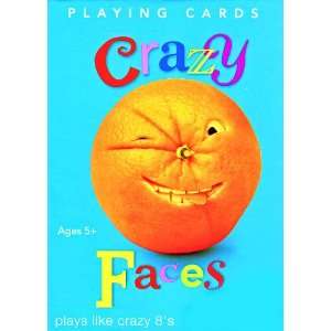  Crazy Faces Deluxe Card Game Toys & Games