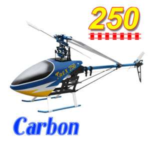 Trex Carbon RC Helicopter ARF Combo Metal 250 KIT T REX  