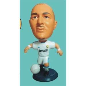  football doll real madrid. benzema action figure super 