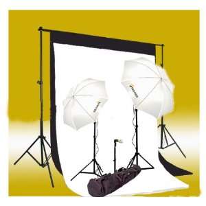  Photo/Video Studio Triple 1000W Continous Light kit, Backdrop 