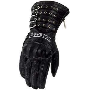  Icon Womens Tuscadero Gloves   Medium/Black Automotive